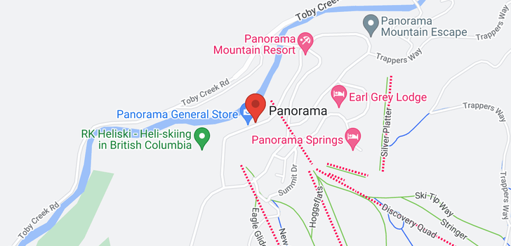 map of #242 2035 PANORAMA Drive
